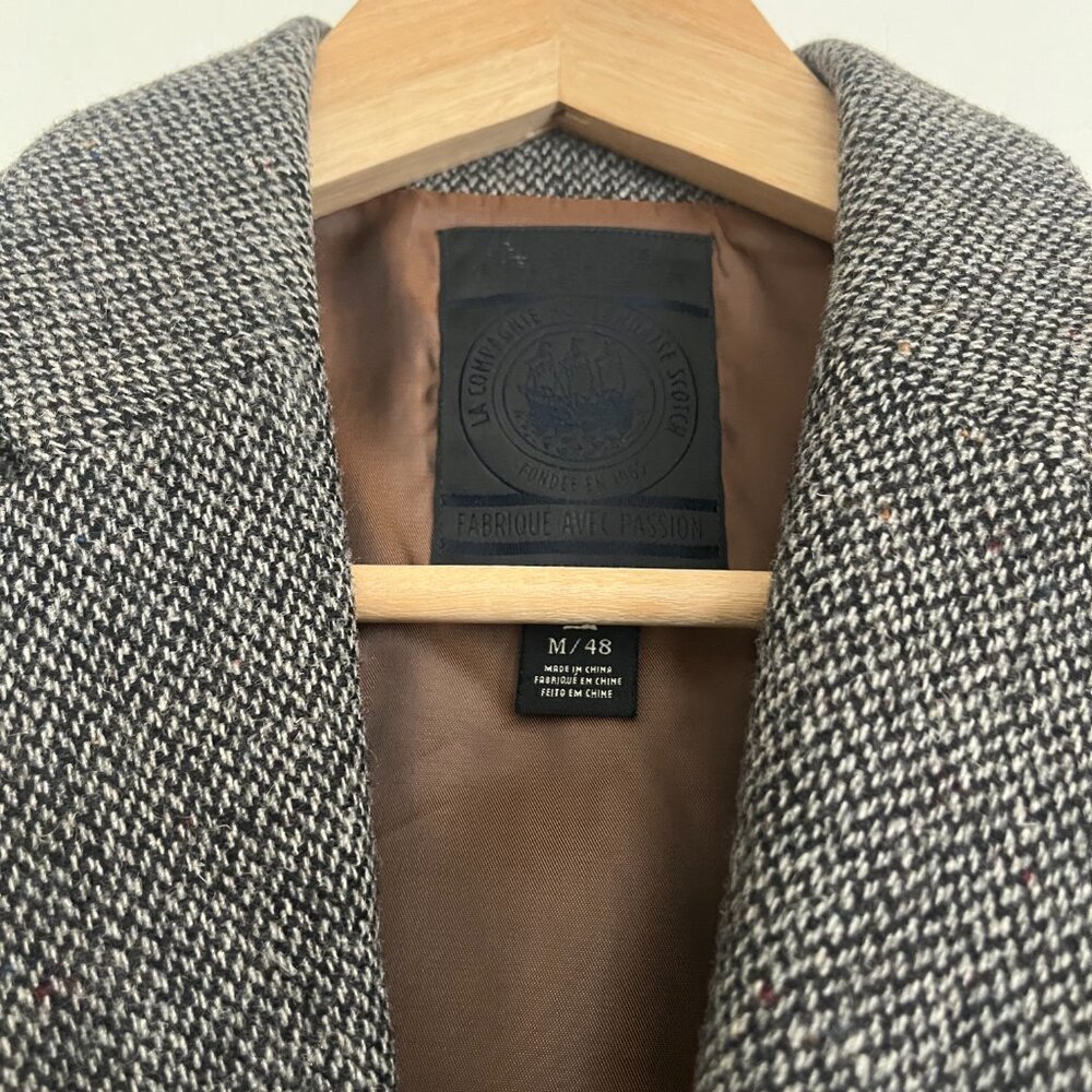Scotch & Soda Gray Herringbone Wool Vest - Picture 4 of 7